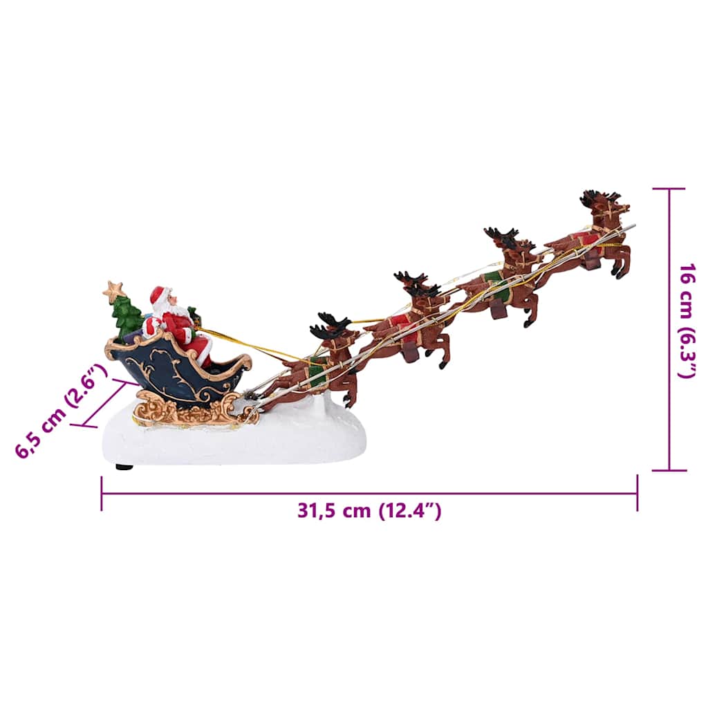 Julbord Flerfärgsdesign 31.5 X 6.5 X 16 Cm Harts