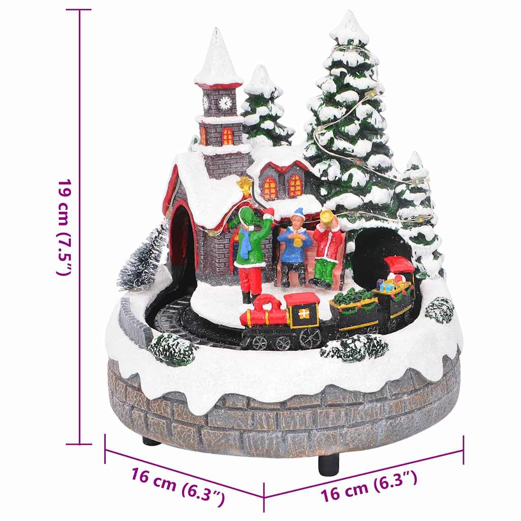 Julbord Flerfärgsdesign 16 X 16 X 19 Cm Harts