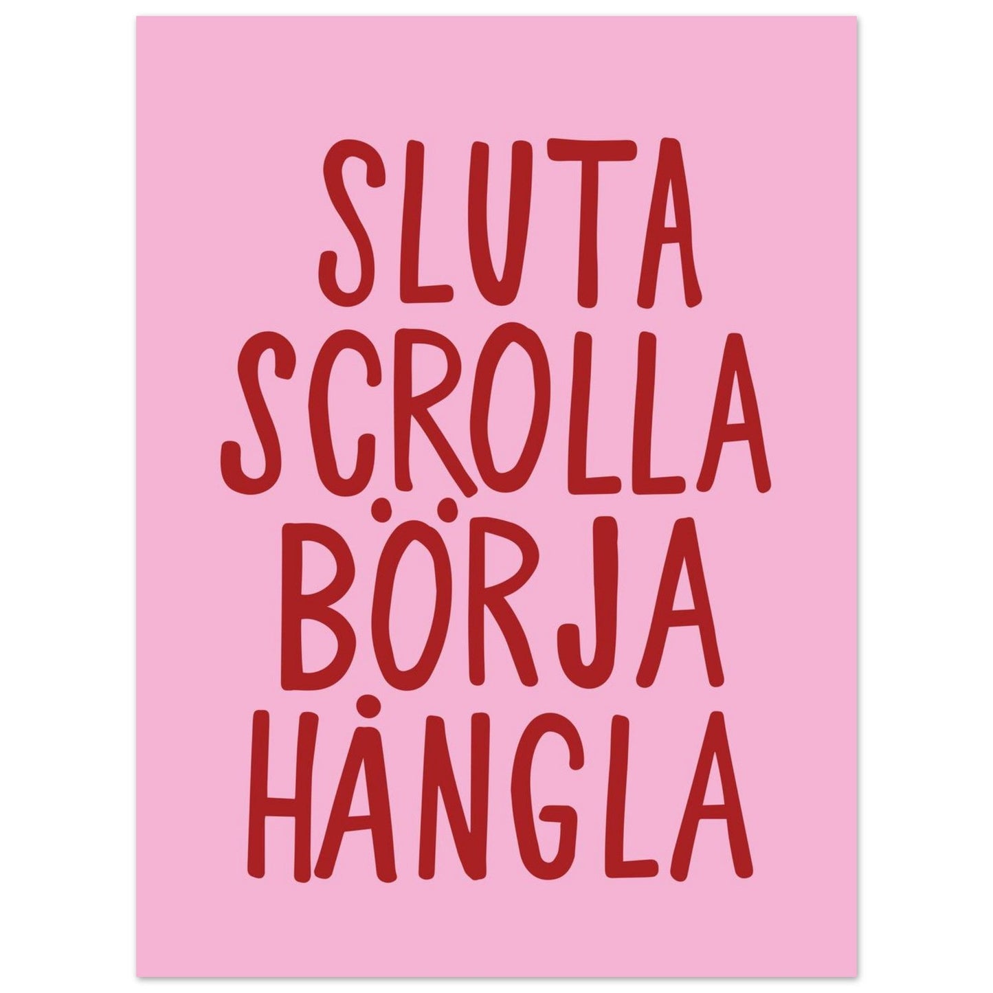 Sluta scrolla börja hångla