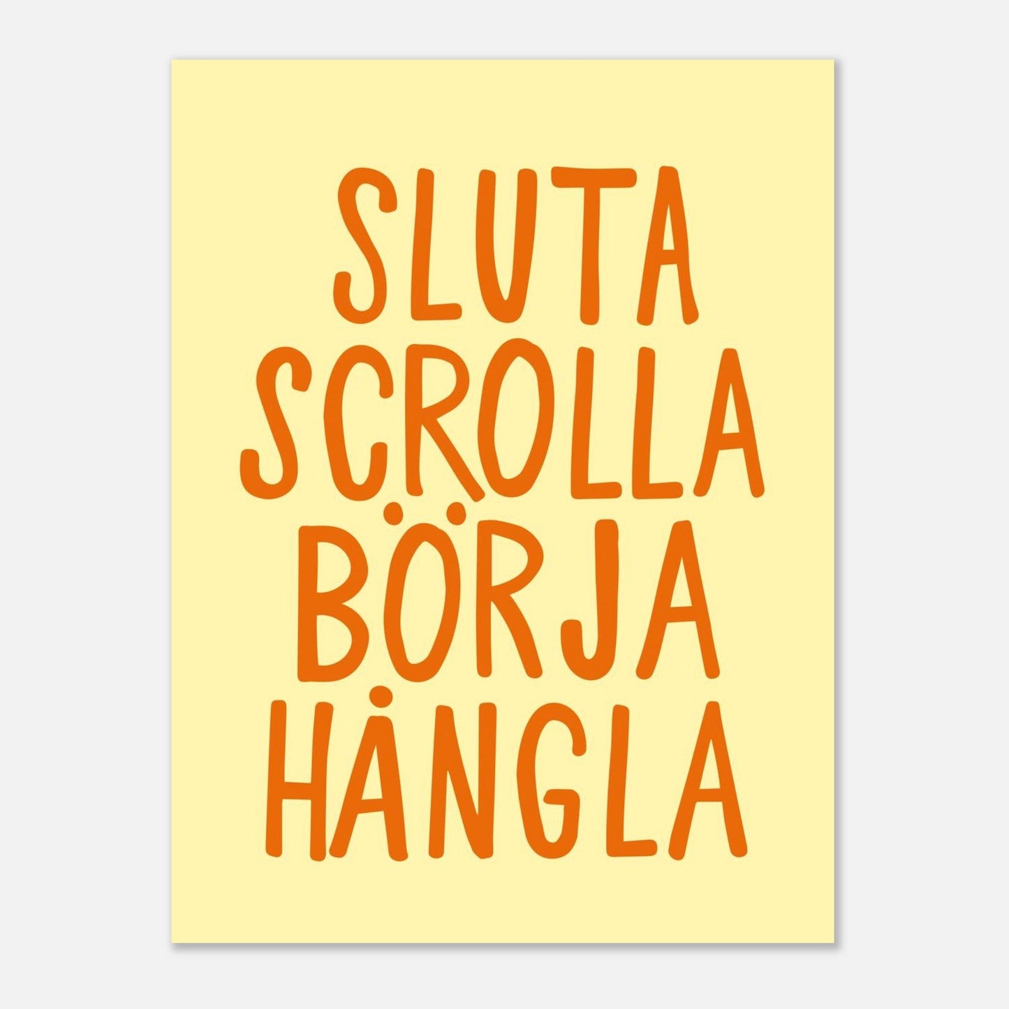 Sluta scrolla börja hångla