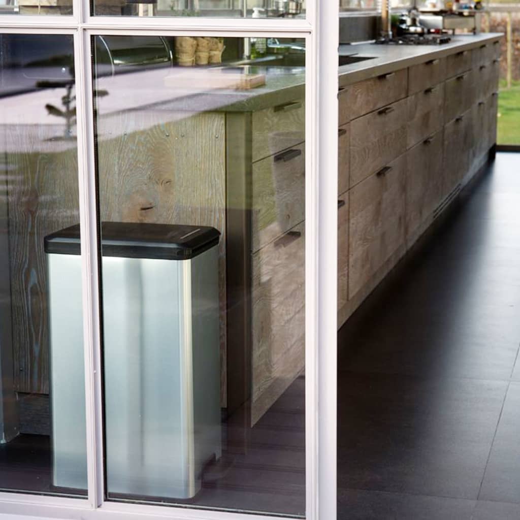 Curver Pedalhink Smal Deco 40L Silver