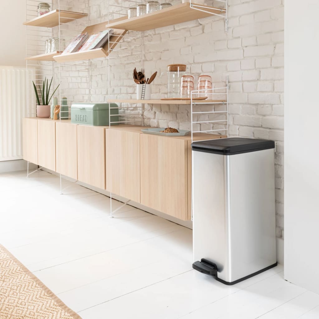 Curver Pedalhink Smal Deco 40L Silver