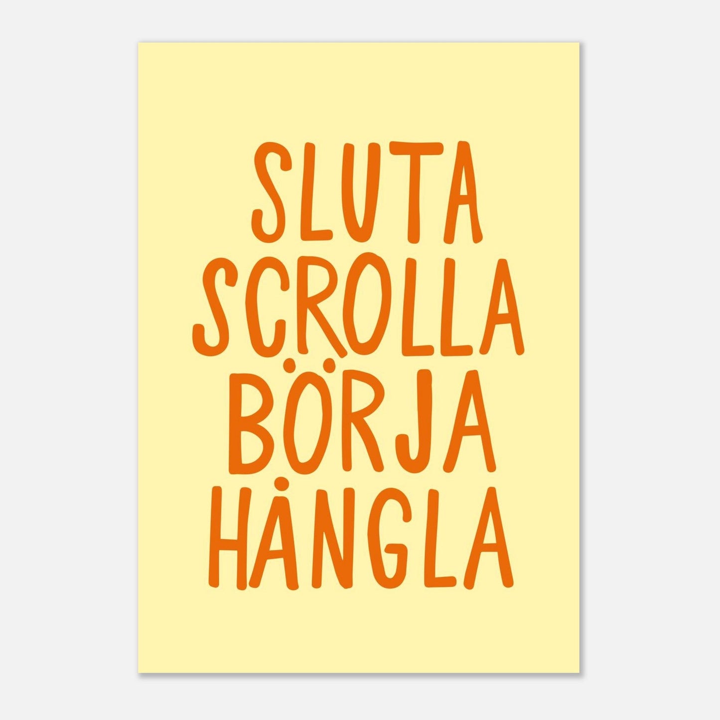 Sluta scrolla börja hångla