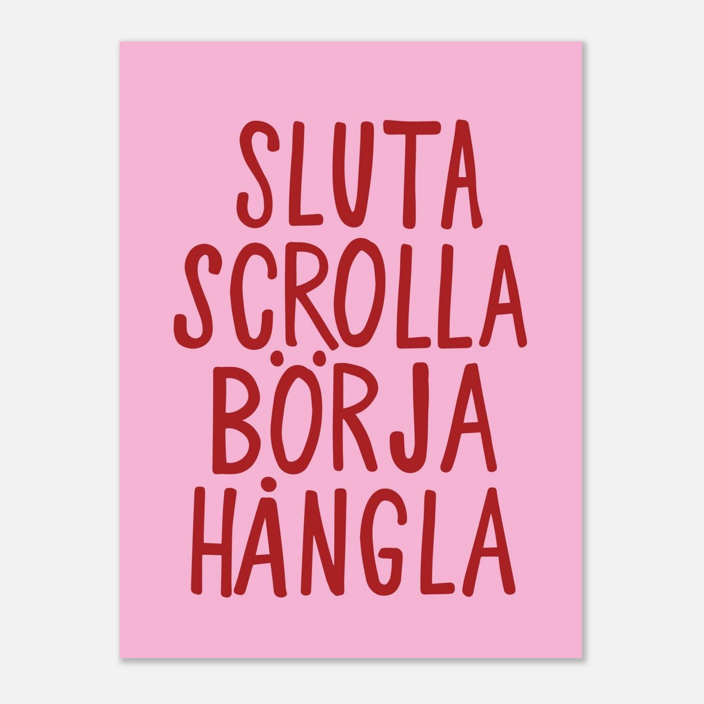 Sluta scrolla börja hångla