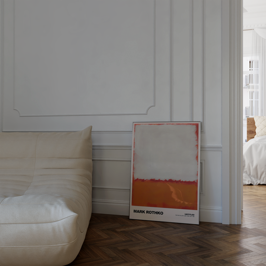 Poster Mark Rothko · Untitled (White, Red and Orange) · Abstrakter Expressionismus, Farbfeld · Print ohne Rahmen