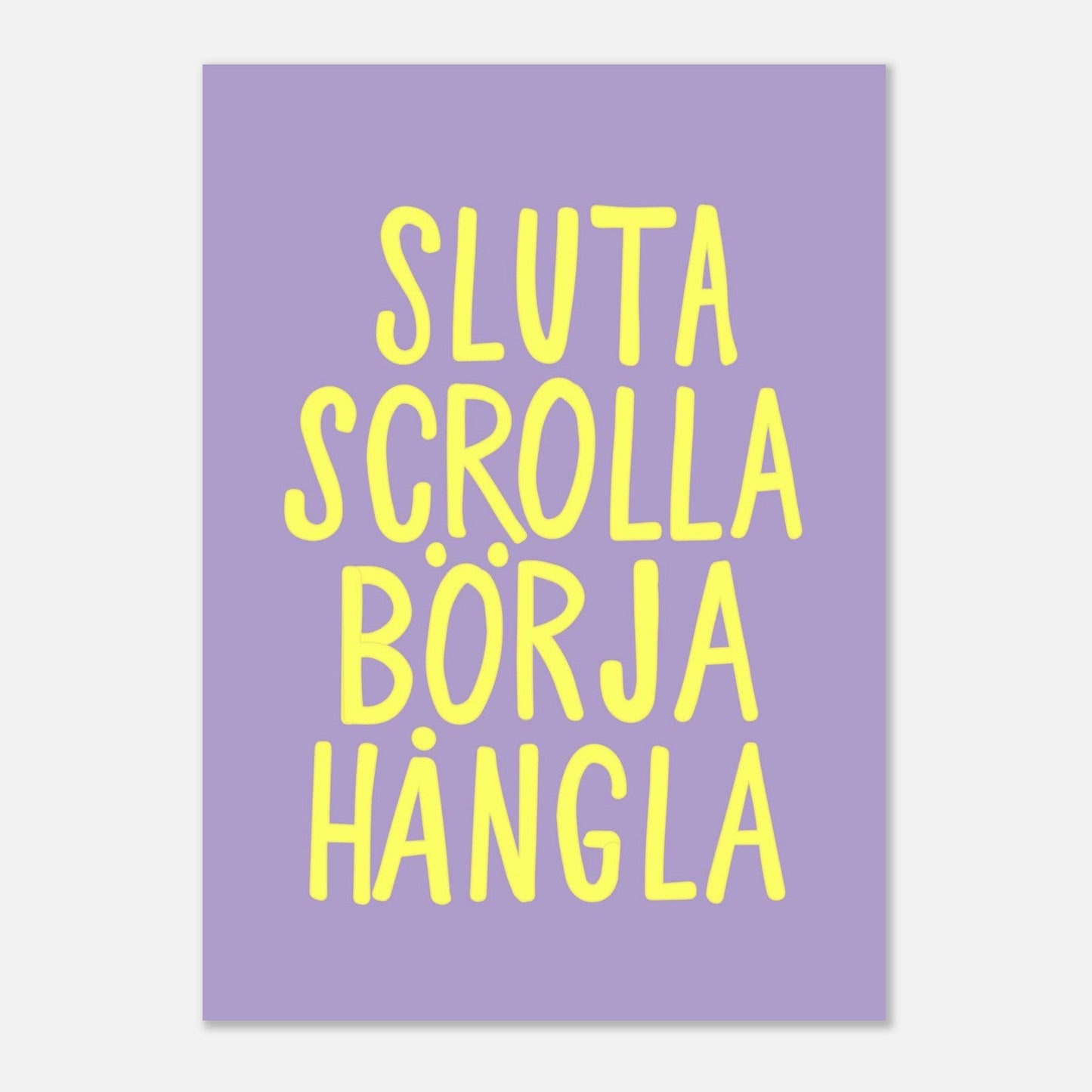 Sluta scrolla börja hångla