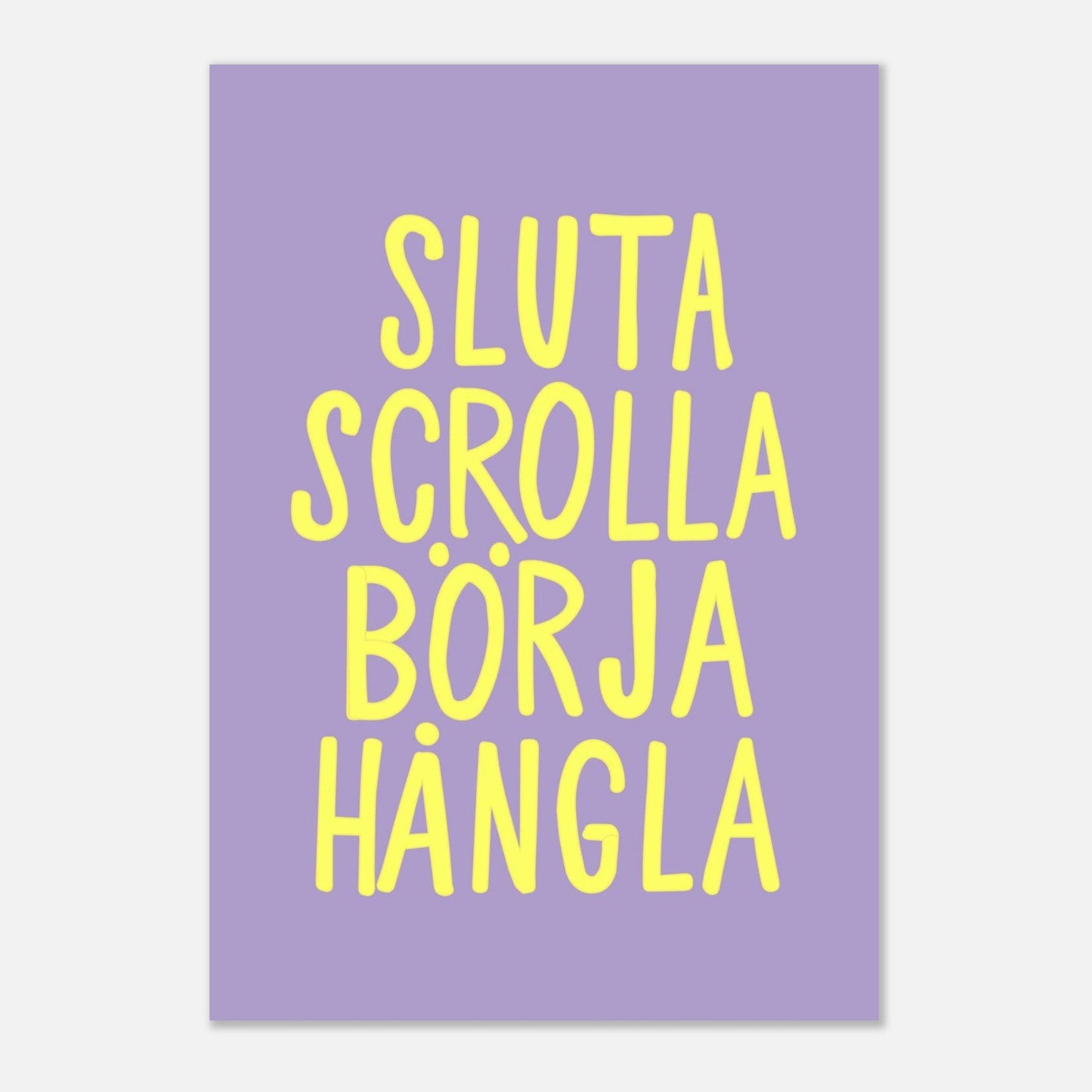 Sluta scrolla börja hångla