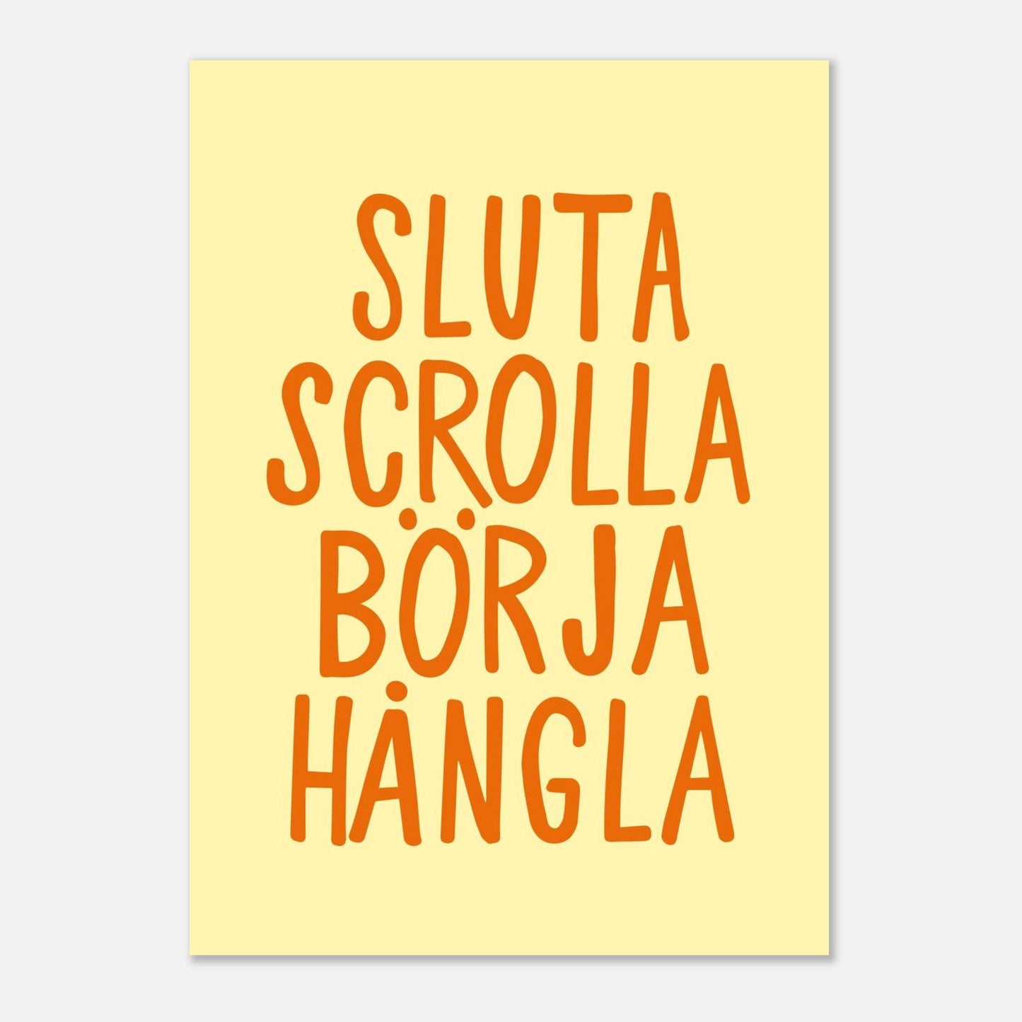 Sluta scrolla börja hångla