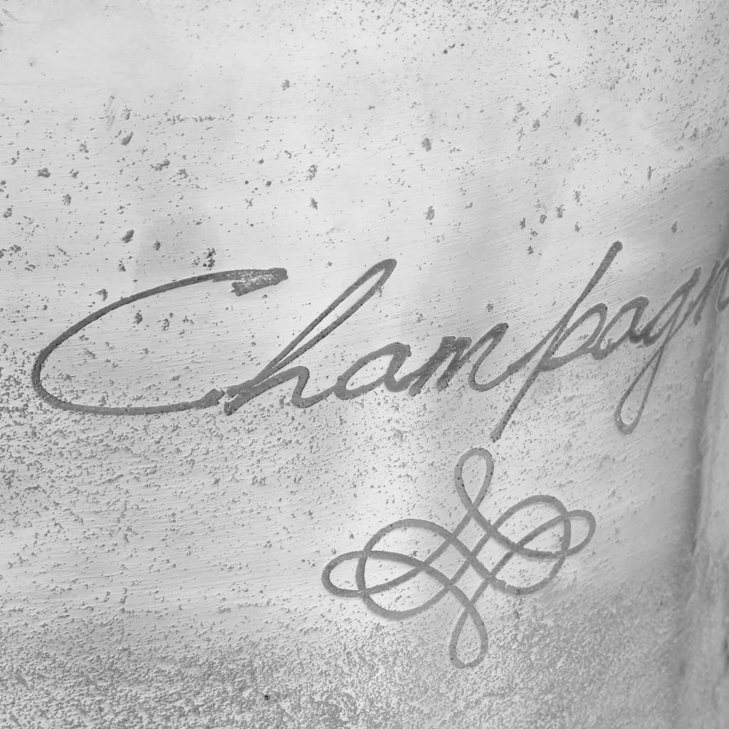 Champagnekylare Massiv Aluminium 39X29X71 Cm Silver
