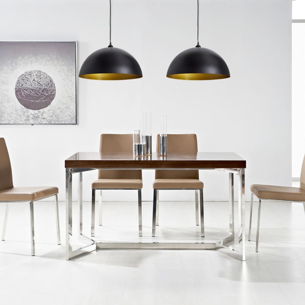 Taklampa 2 St Höjdjusterbar Halvrund