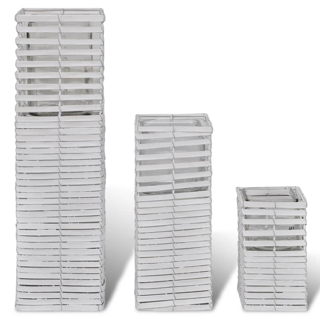 Handgjorda A Ljushållare, Snurrad Design, Set Om 3