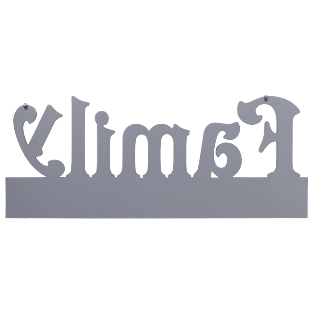 Väggkrokar Family Grå 74X29,5 Cm