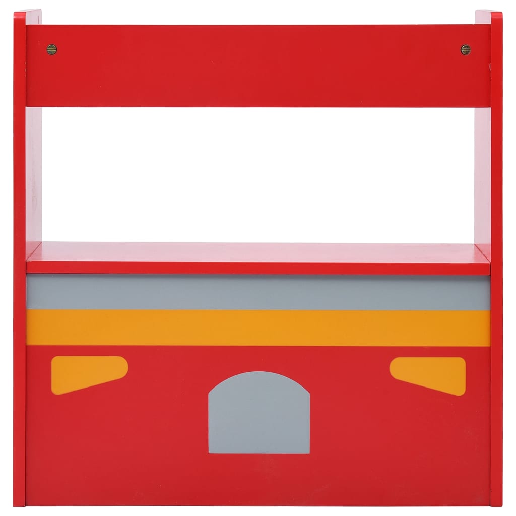 Barnbord Och Stolar 3 Delar Brandbil Trä