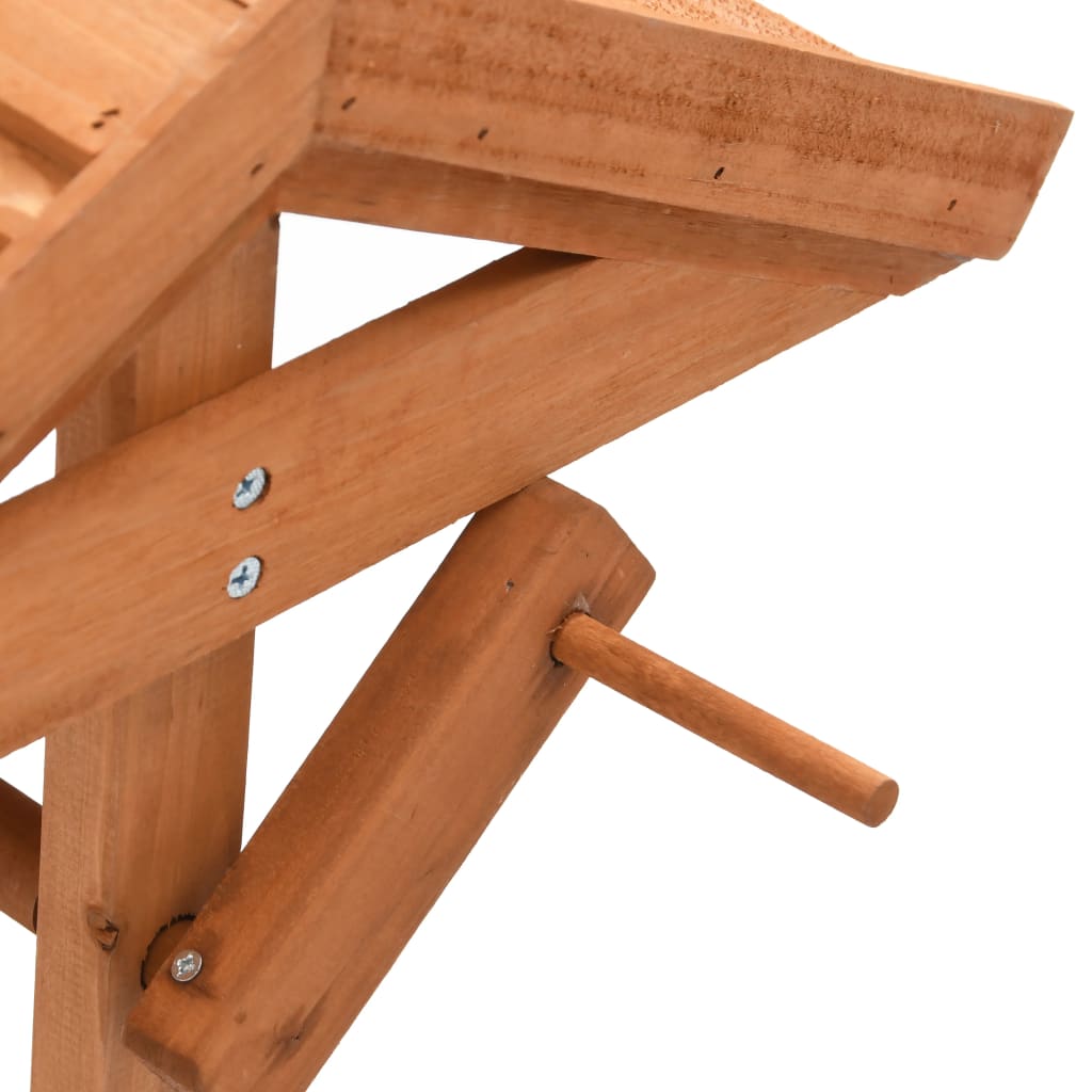 Önskebrunn Med Odlingslåda 40X40X84 Cm Granträ