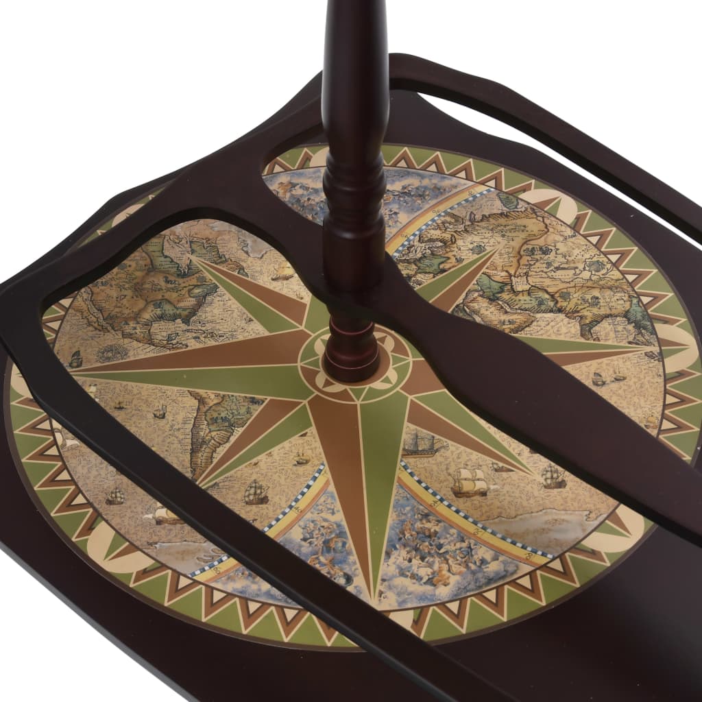 Fristående Jordglobsbar Vinställ Eukalyptusträ Grön