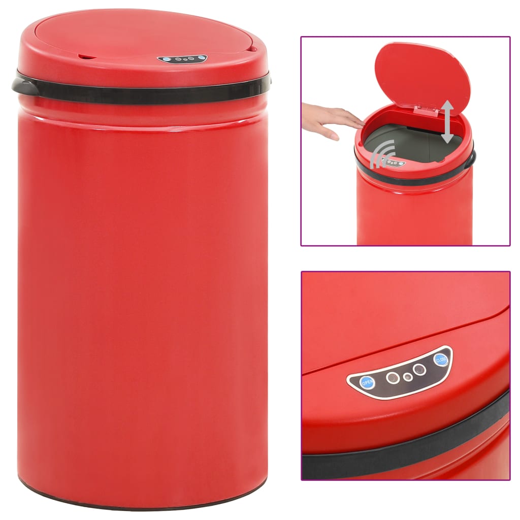 Soptunna Med Automatisk Sensor Kolstål