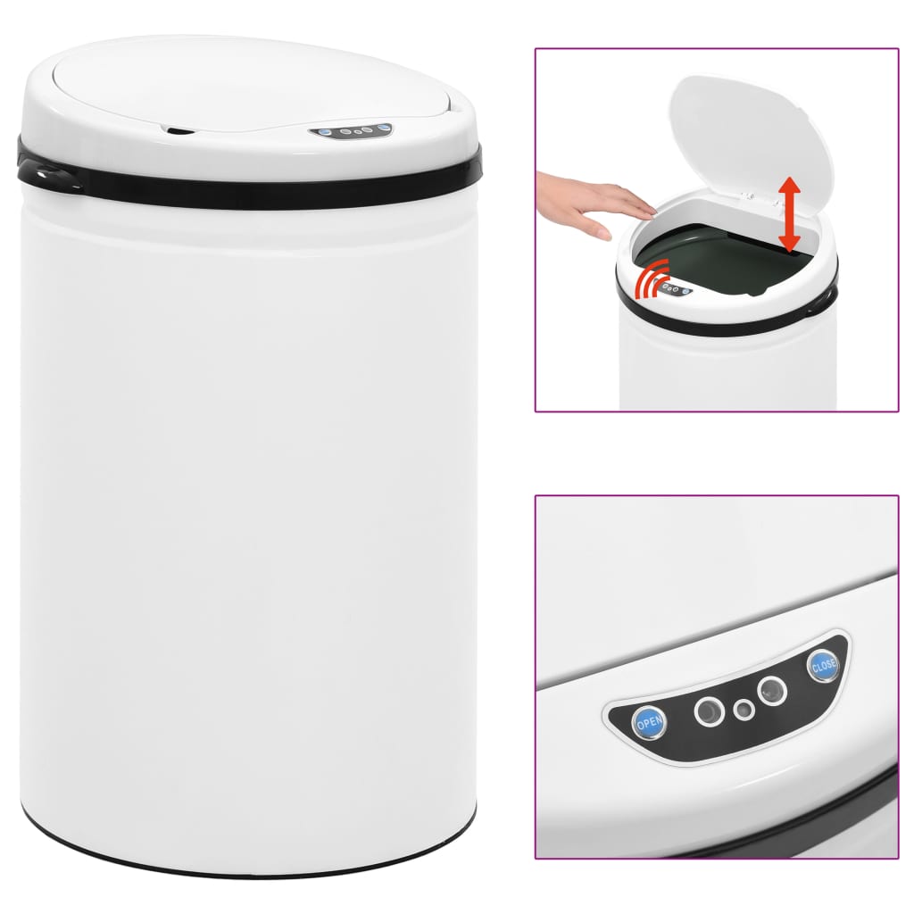 Soptunna Med Automatisk Sensor Kolstål