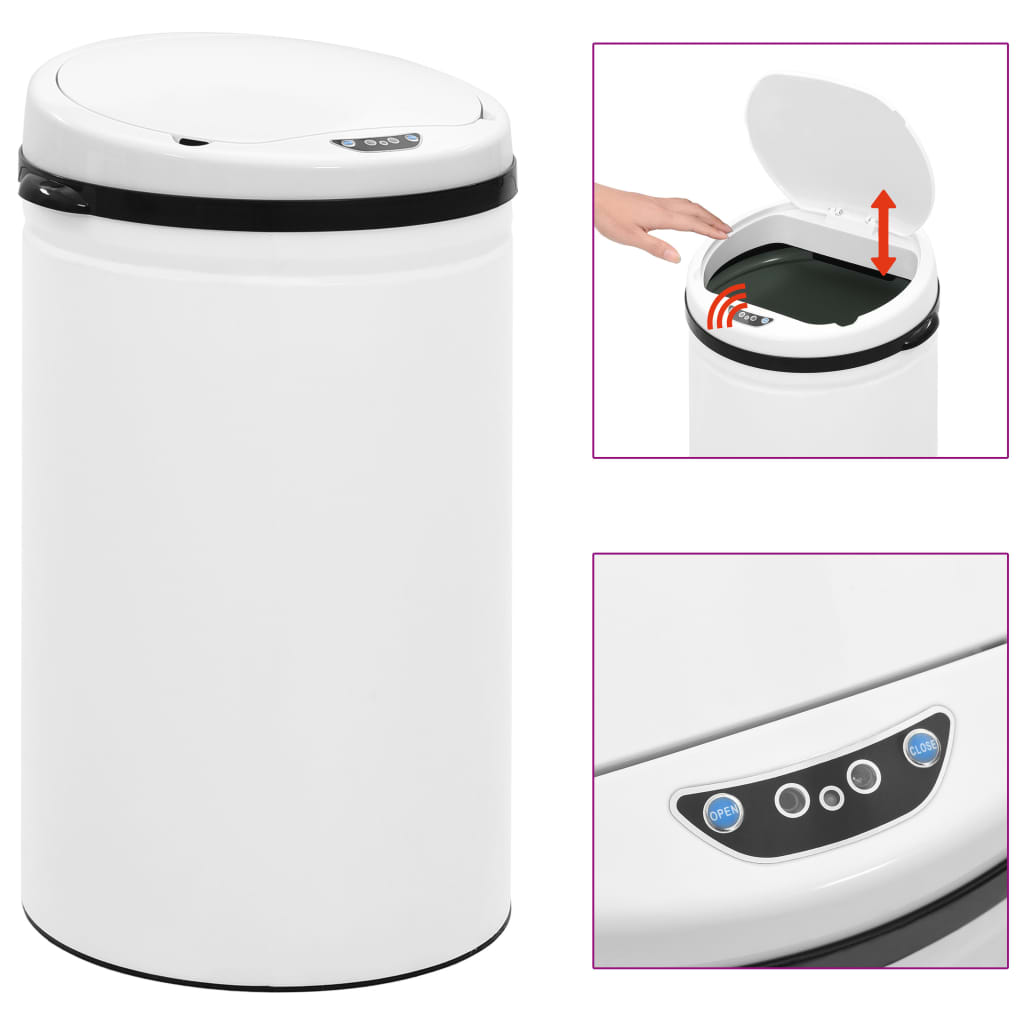 Soptunna Med Automatisk Sensor Kolstål