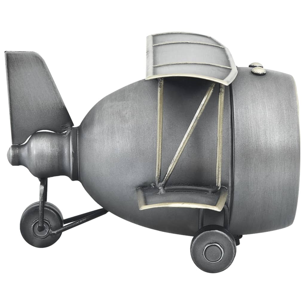 Bordsklocka Grå 26,5X19,5X15 Cm Järn Och Mdf