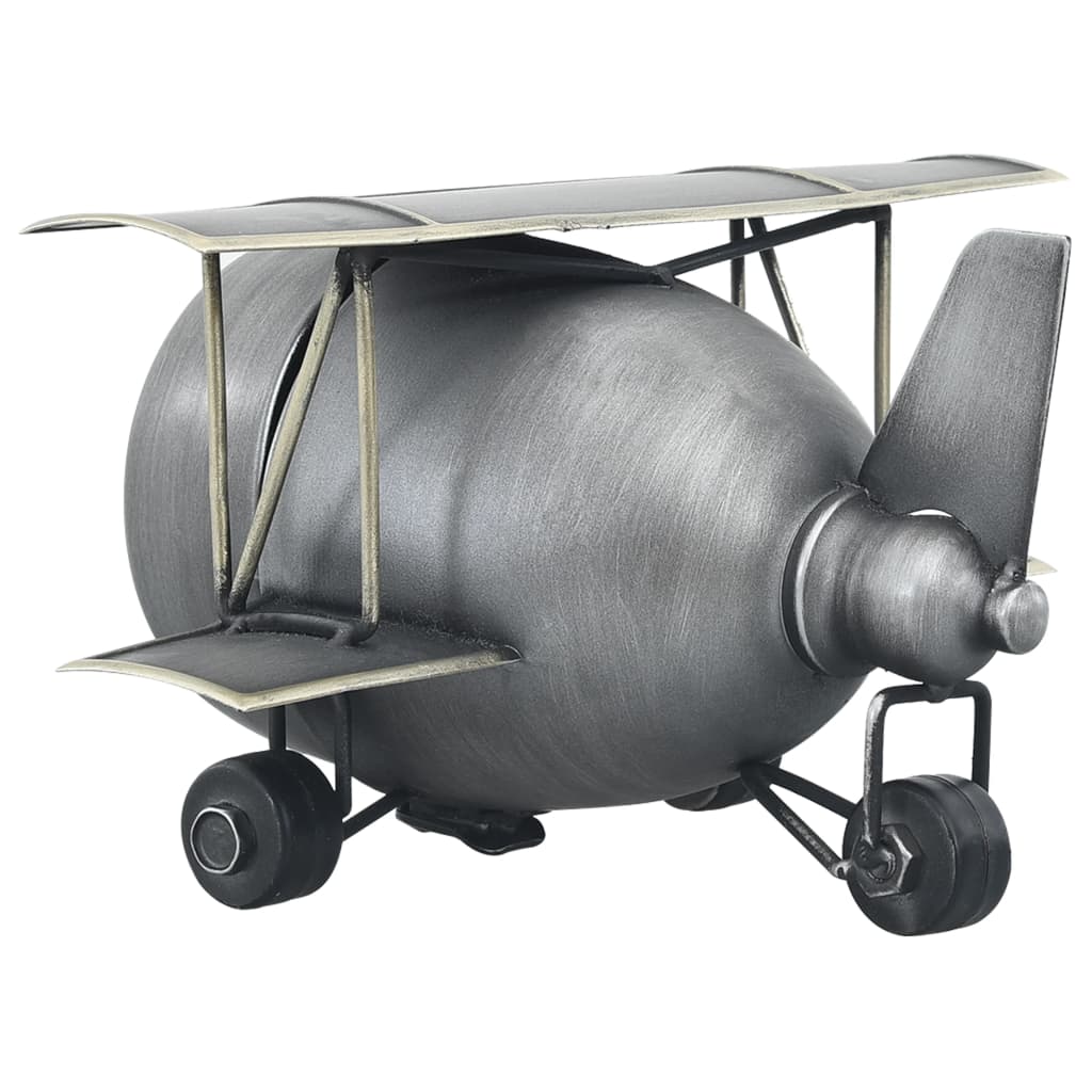 Bordsklocka Grå 26,5X19,5X15 Cm Järn Och Mdf