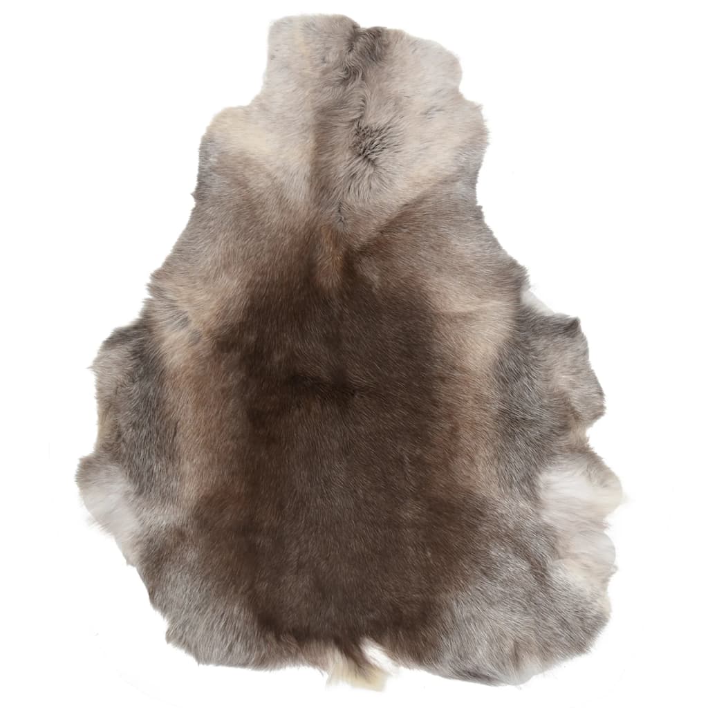 Renskinn Flerfärgad Grå 80X130 Cm