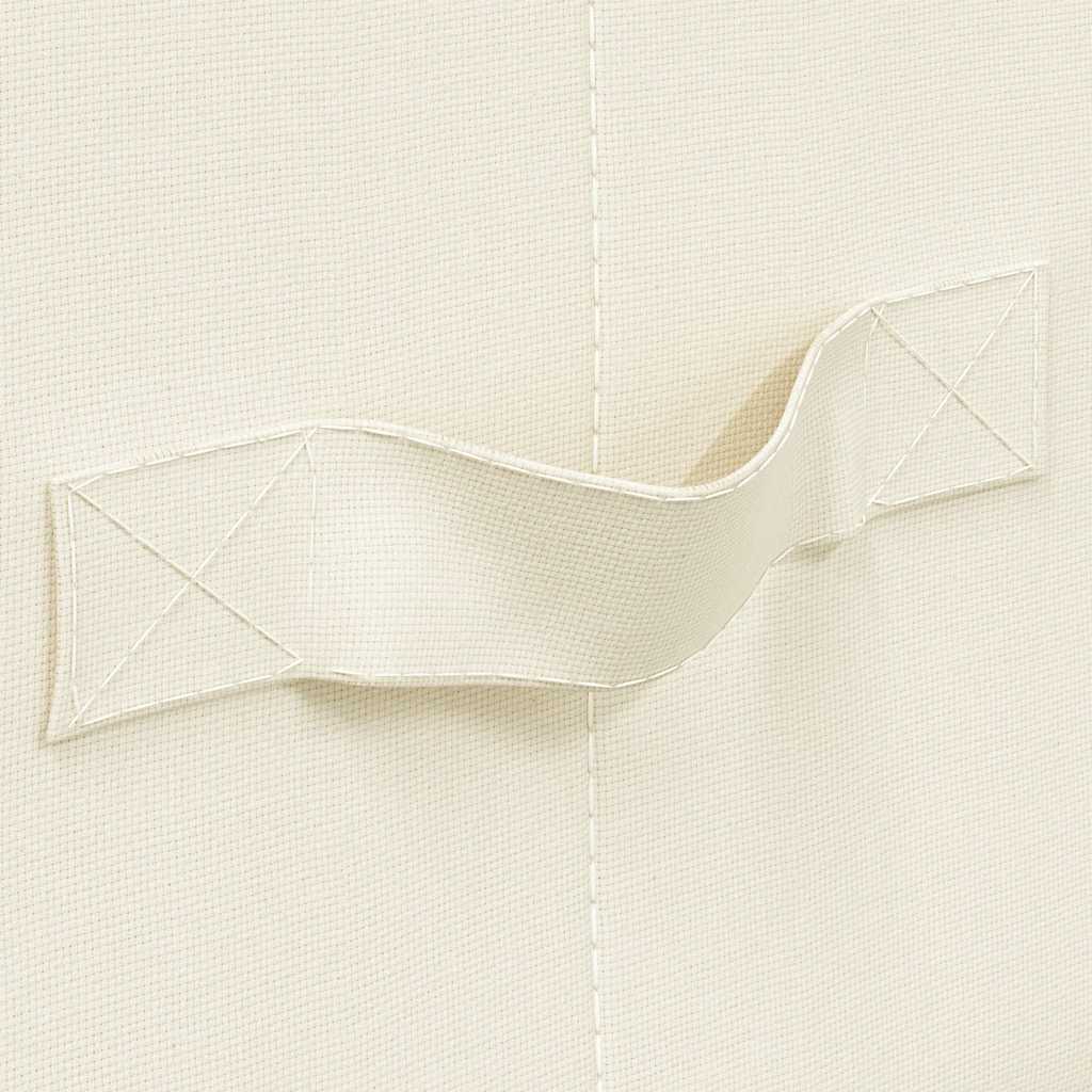 Förvaringslåda 2 St Tyg 43X34X23 Cm Gräddvit