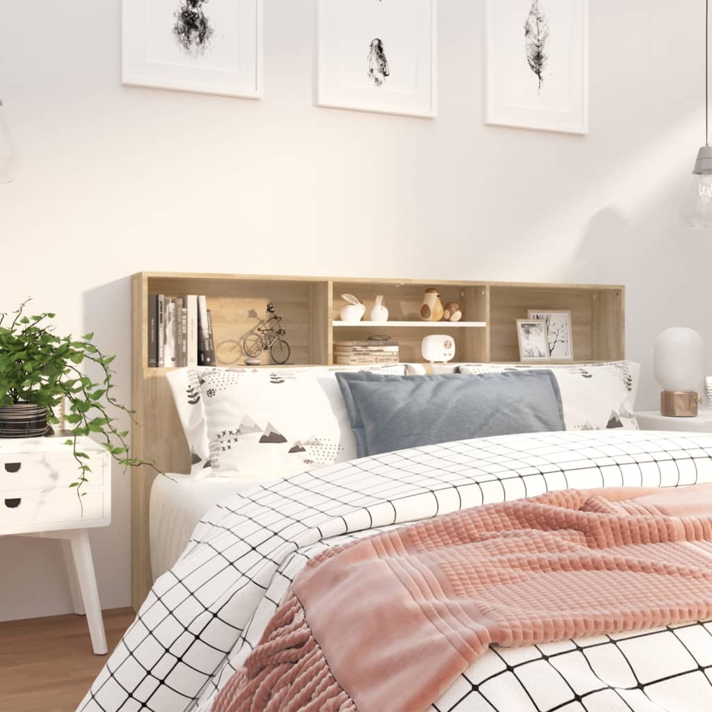 Sänggavel M Förvaring Artisian Ek 200X19X103,5 Cm Konstr. Trä