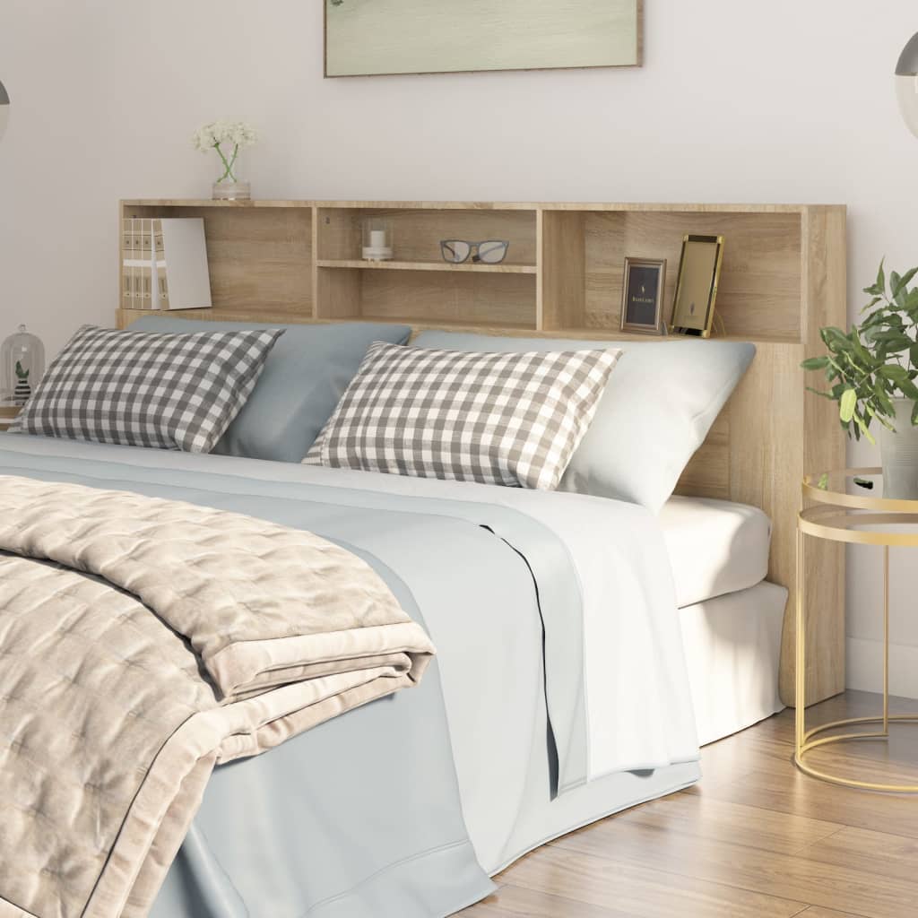 Sänggavel M Förvaring Artisian Ek 200X19X103,5 Cm Konstr. Trä