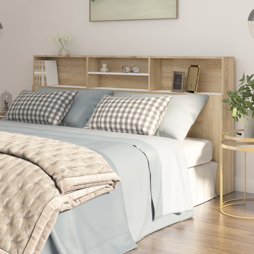 Sänggavel M Förvaring Artisian Ek 200X19X103,5 Cm Konstr. Trä