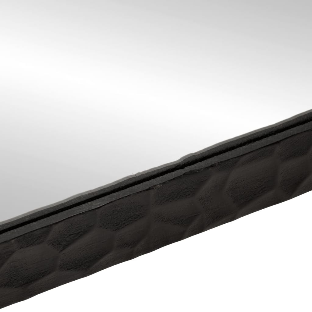 Badrumsspegel 50X70X2,5 Cm Massivt Mangoträ Och Glas