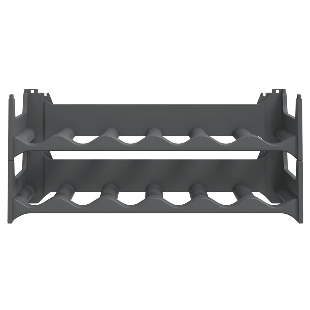 Vinställ För 12 Flaskor Pp Stapelbara