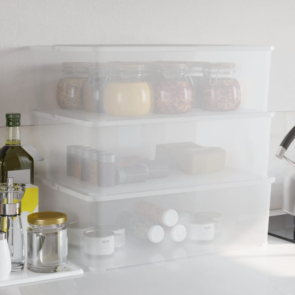 Plastlådor 3 St Stapelbara