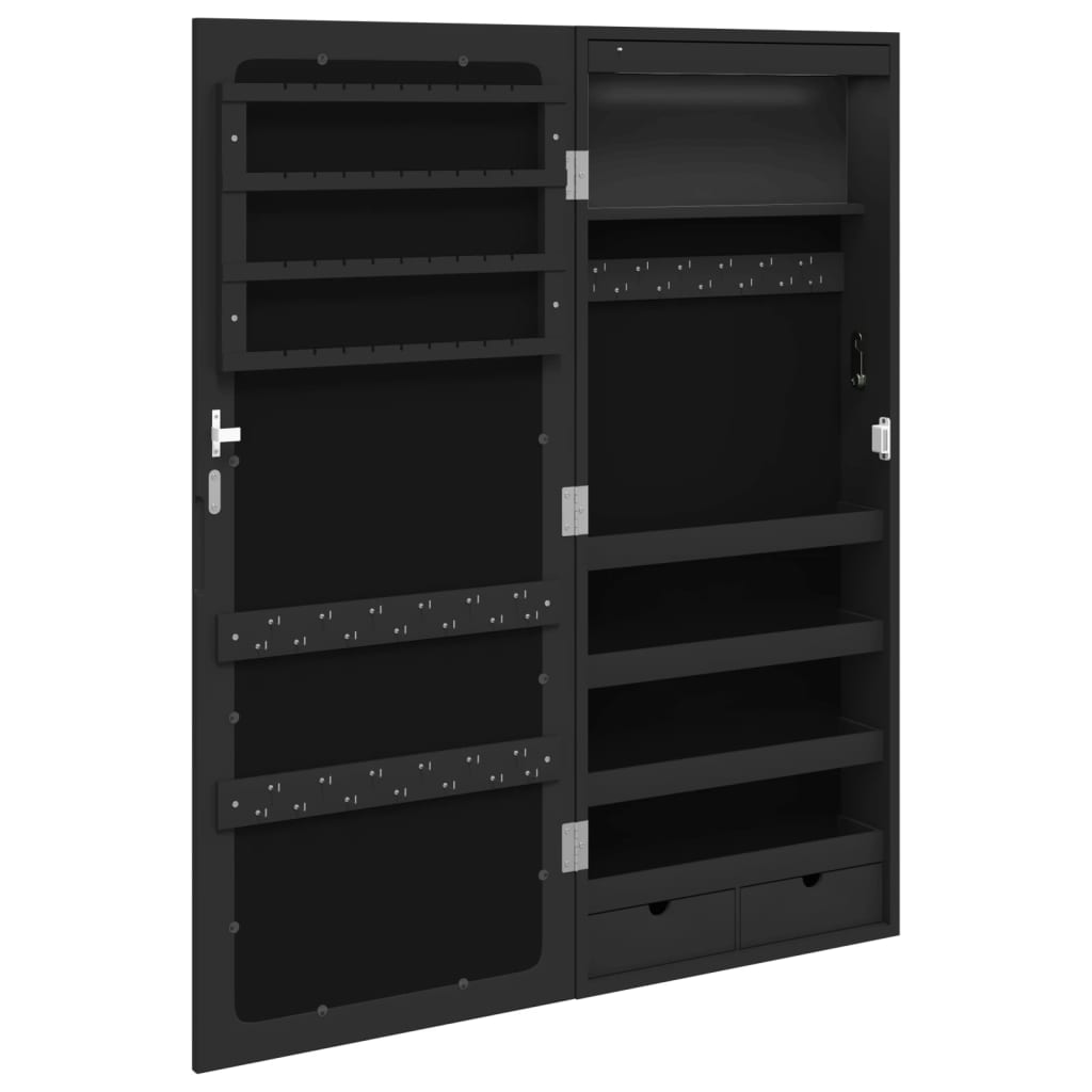 Spegelskåp Med Led-Lampor Väggmonterat