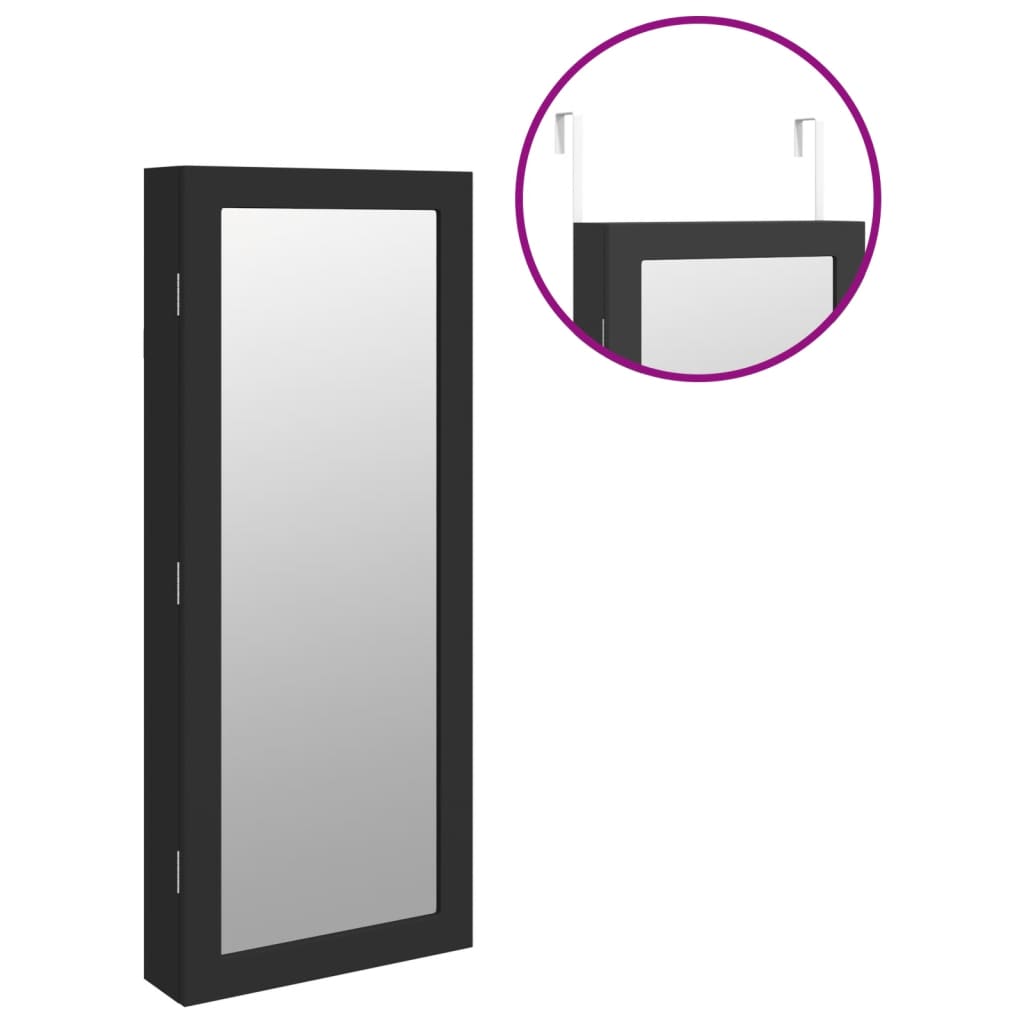 Spegelskåp Med Led-Lampor Väggmonterat