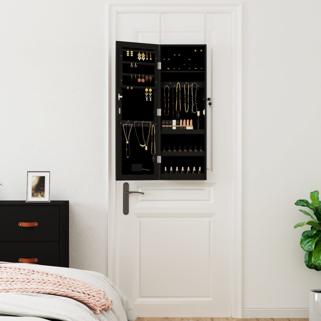 Spegelskåp Med Led-Lampor Väggmonterat