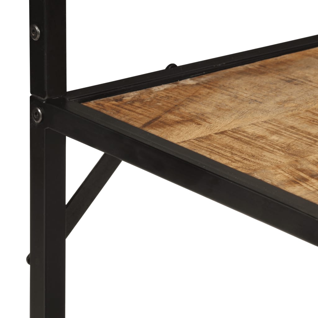 Klädhängare 90X35X180 Cm Massivt Mangoträ Och Järn