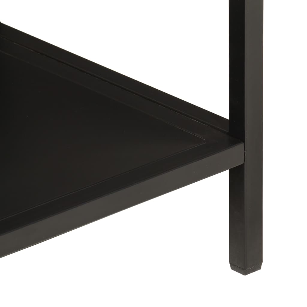 Klädhängare 90X35X180 Cm Massivt Mangoträ Och Järn