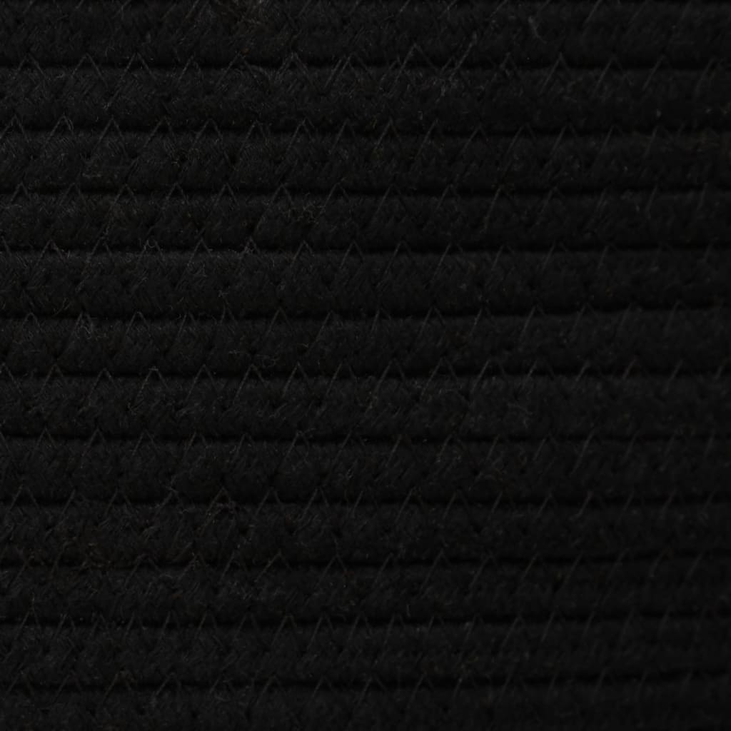 Förvaringskorg Med Lock Och Beige Ø37X50 Cm Bomull