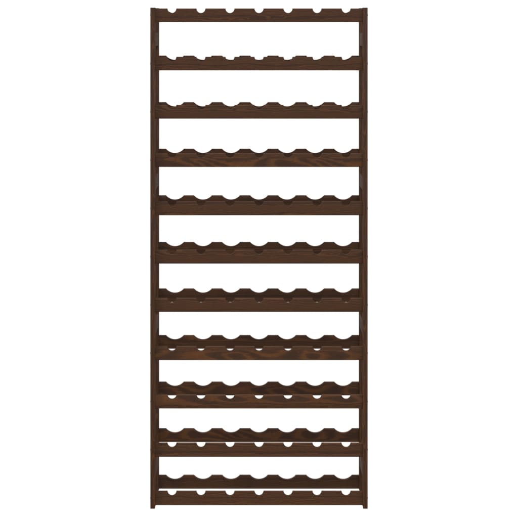 Vinställ För 77 Flaskor Massiv Furu