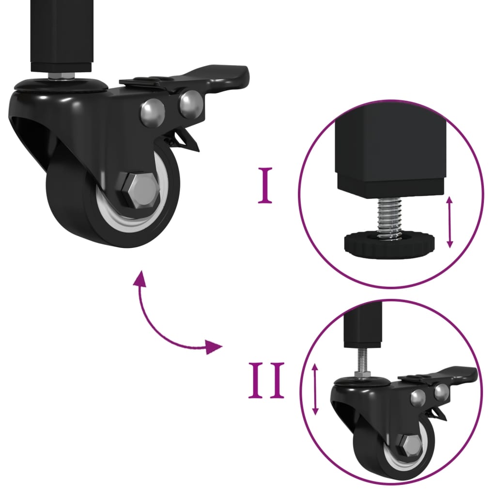Köksvagn 53X20X76 Cm Konstruerat Trä