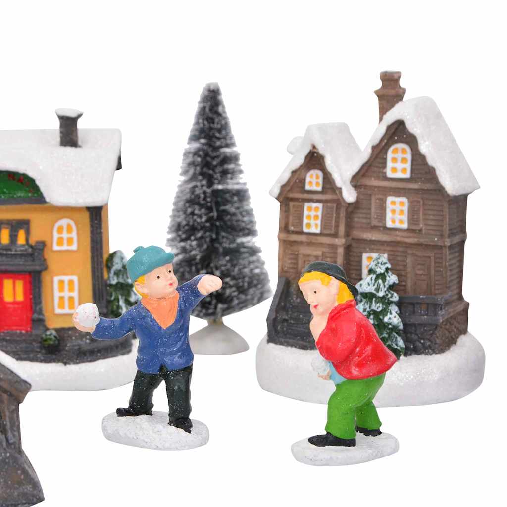 Julborddekoration Flerfärgsdesign Harts