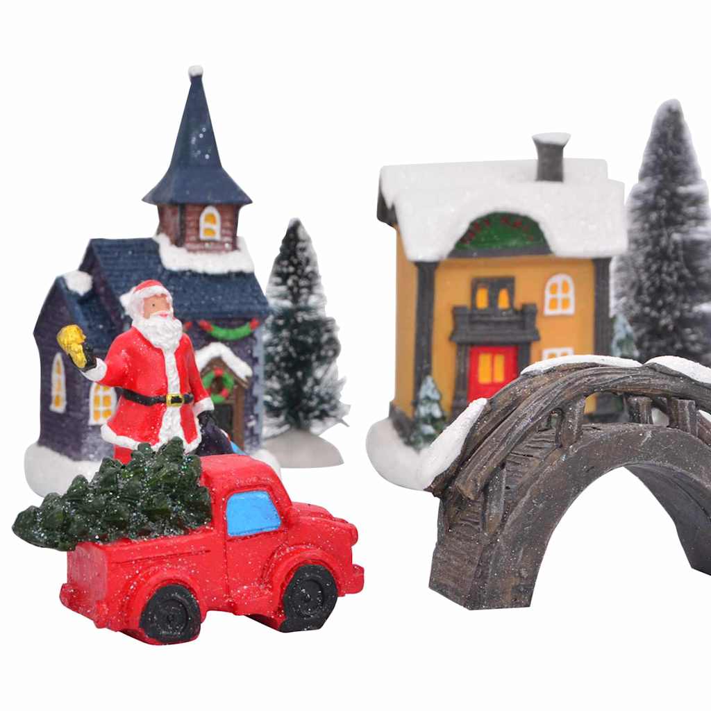 Julborddekoration Flerfärgsdesign Harts