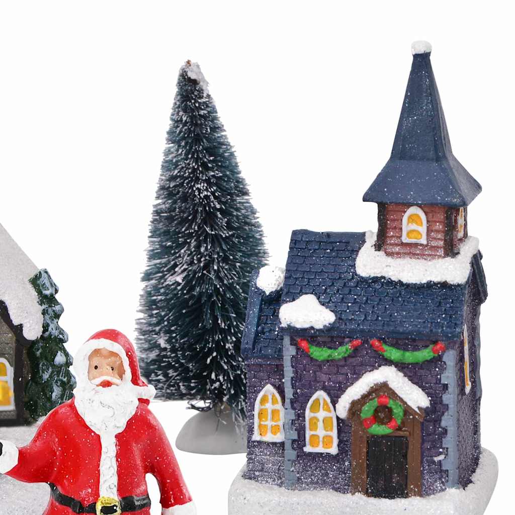 Julborddekoration Flerfärgsdesign Harts