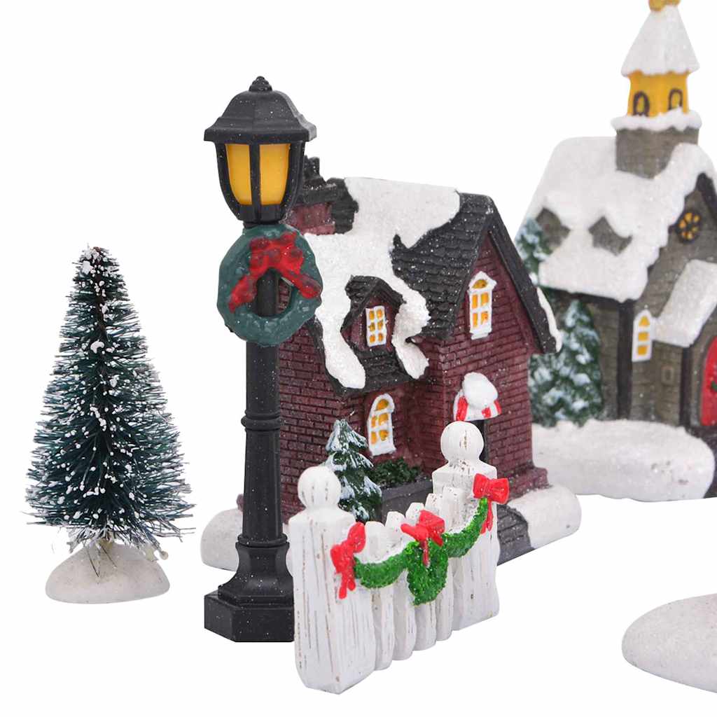 Julborddekoration Flerfärgsdesign Harts