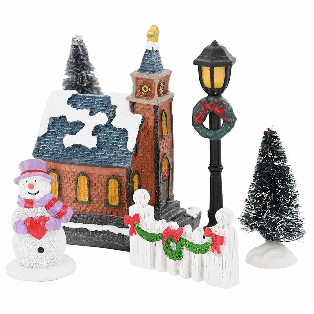 Julborddekoration Flerfärgsdesign Harts