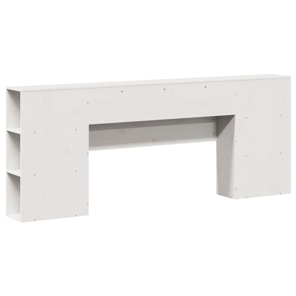 Huvudgavel Med Förvaring Massiv Furu