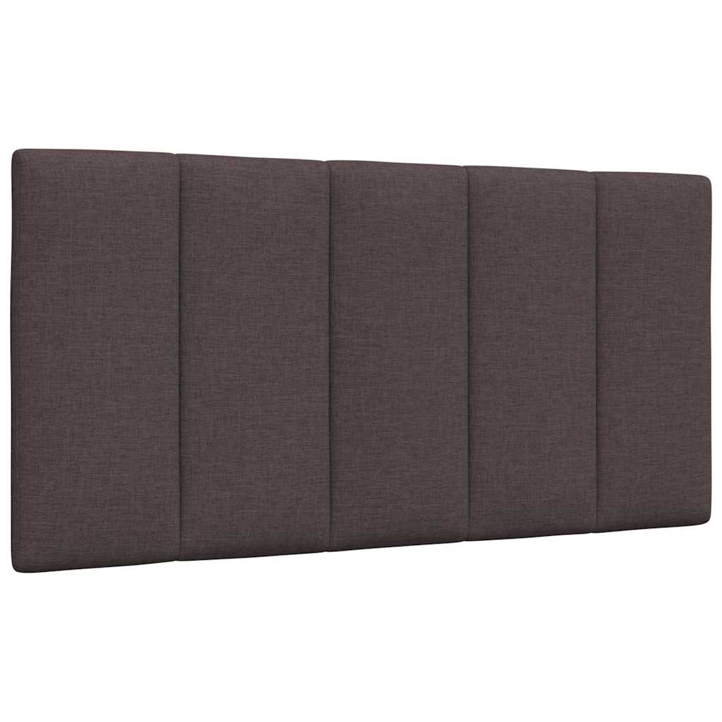 Headboard Cushion &quot;Hanko&quot; Dark Brown Fabric