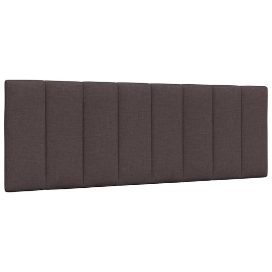 Headboard Cushion &quot;Hanko&quot; Dark Brown Fabric