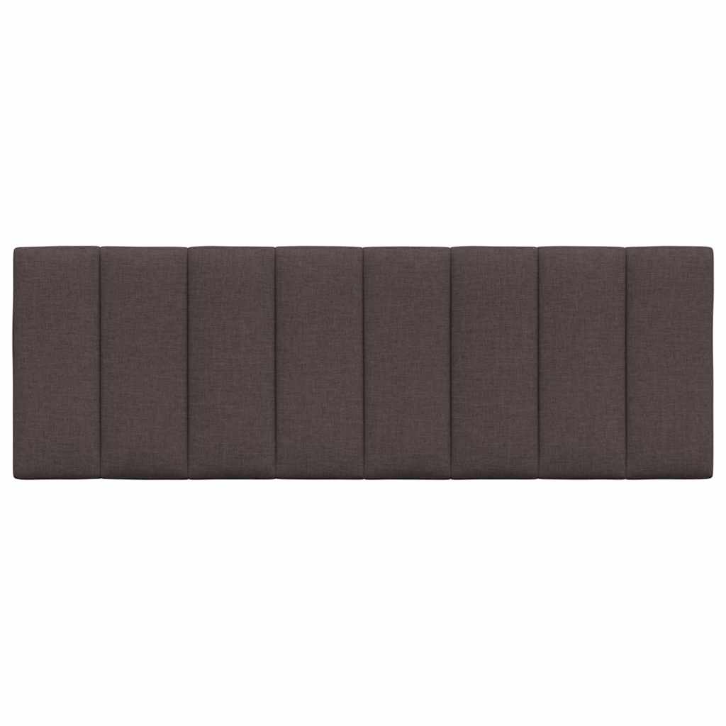 Headboard Cushion &quot;Hanko&quot; Dark Brown Fabric