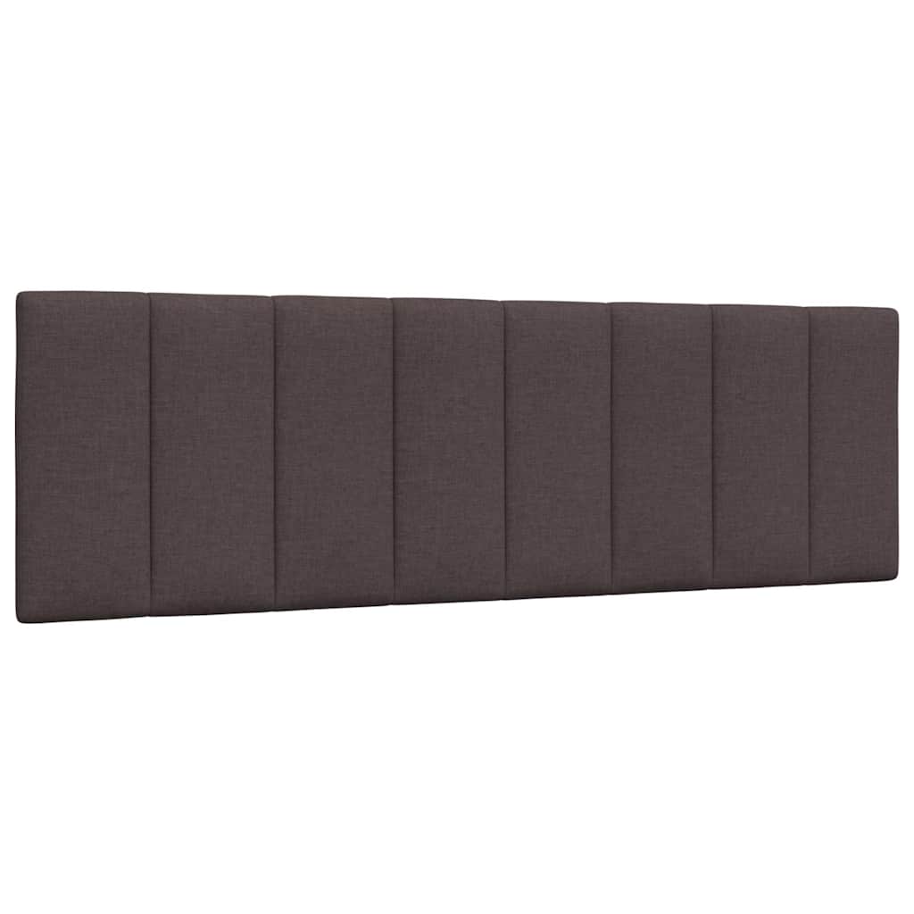 Headboard Cushion &quot;Hanko&quot; Dark Brown Fabric